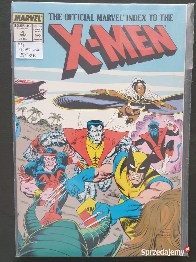 The Official Marvel Index to the XMen 1987 Superbohaterowie Gdynia sprzedam