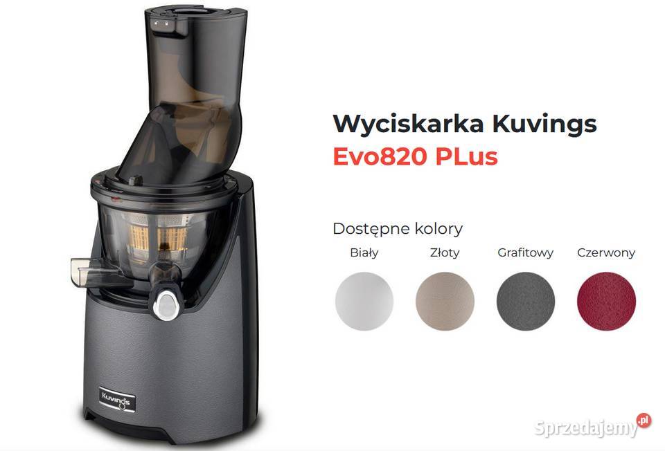 Kuvings Evo820 PLus wyciskarka wolnoobrotowa