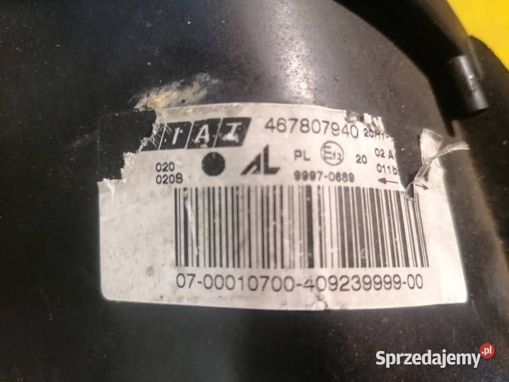 lampa przód prawa Fiat Stilo 3D5D r0107 Prawe łódzkie Piotrków Trybunalski