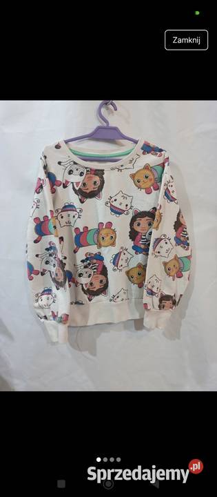 Bluza z motywem koci domek Gabi r128134 Rozmiar 128 lubelskie Zwierzyniec