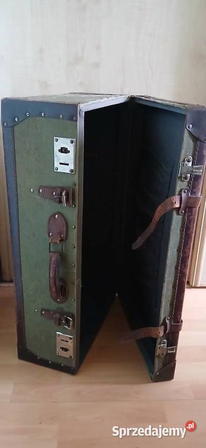 Stara niemiecka walizka kufer Torby, plecaki i walizki Kraków