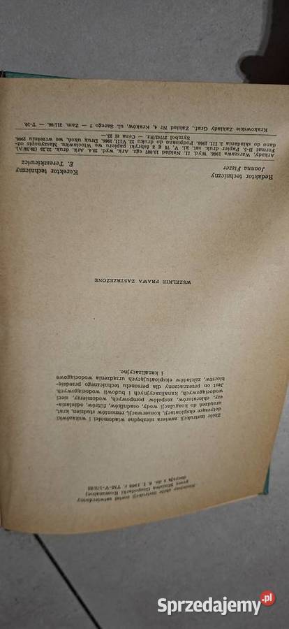 Pierwsze wydanie Zbiór instrukcji o eksploatacji wielkopolskie