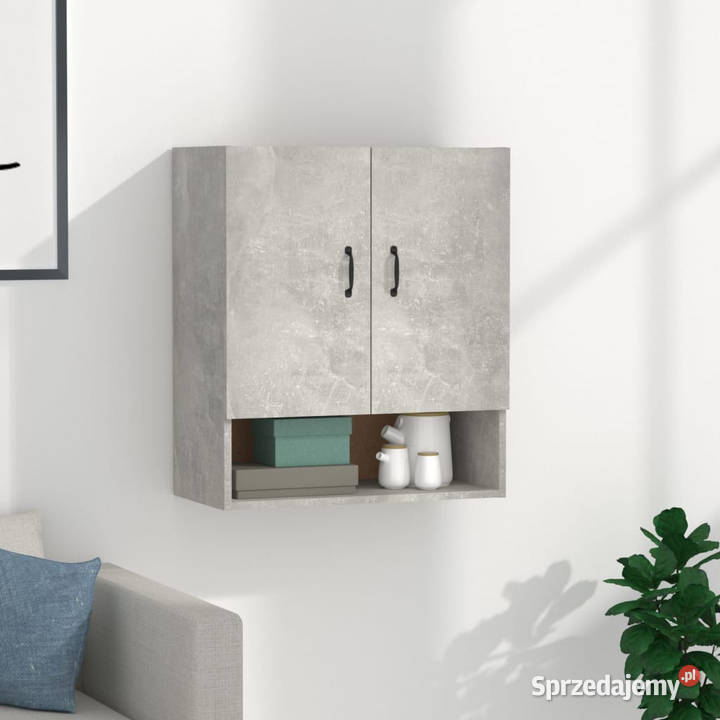 Szafka wisząca szarość betonu 60x31x70 WM812883 Warszawa sprzedam