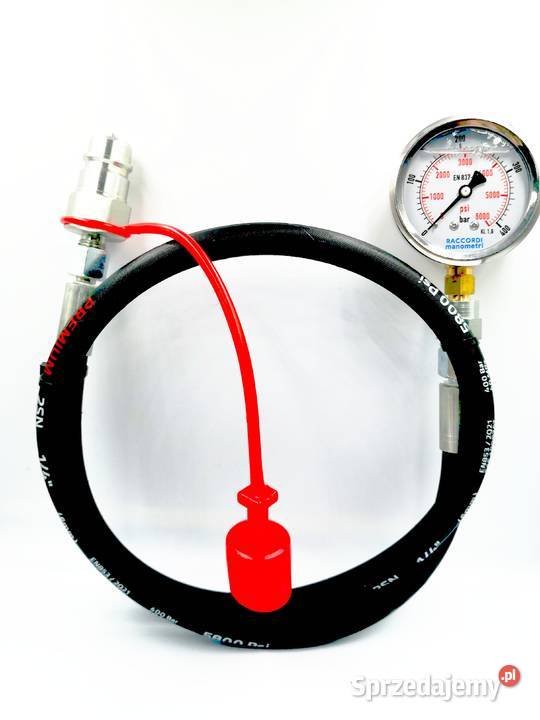 Zestaw pomiaru ciśnienia w układzie 0250 bar 1mb Hydraulika Do ciągników Złotów