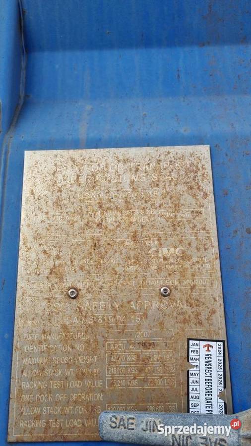 Sprzedam kontener morski 12 metrowy 40DC mazowieckie Warszawa