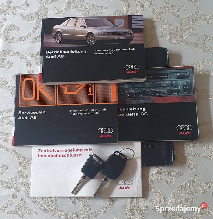 Audi A8 42 V8 q welur podw szyby el dach kier radio Wrocław
