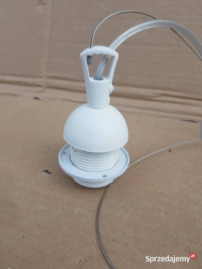 Zawieszenie do lampy na klosz abażur E27 białe Warszawa