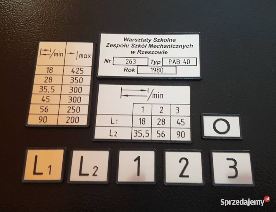 Strugarka Dłutownica PAB40 Tabliczka Tabliczki sprzedam