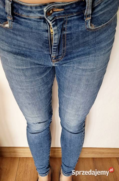 Spodnie damskie rurki z wysokim stanem ZARA Rozmiar 38(M) Łódź