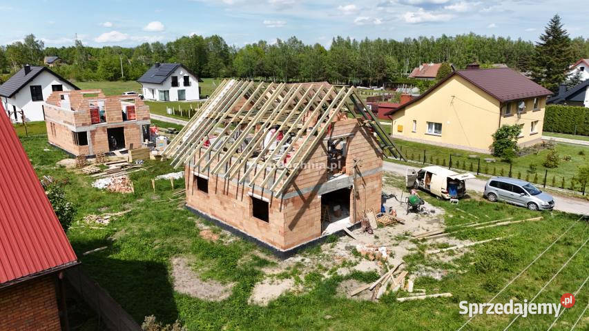 sprzedaży domu wolnostojącego 11747m2 Dąbrówka dachówka małopolskie