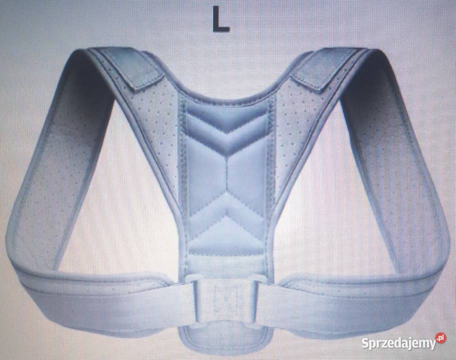 Korektor postawy Pas regulowany Szary r L Unisex podlaskie Białystok