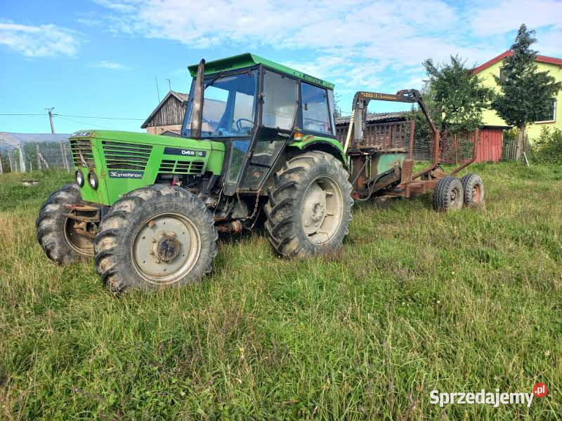 Zestaw zrywkowy ciągnik DEUTZ D 68 06 4x4 warmińsko-mazurskie Worławki