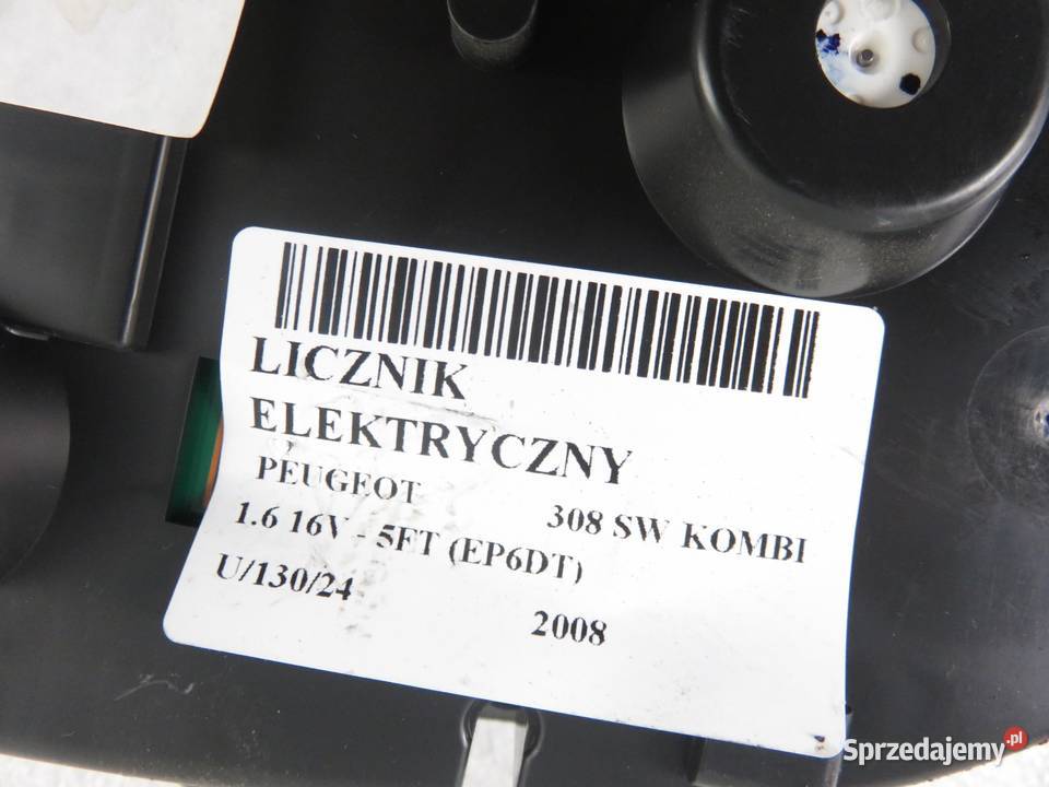 LICZNIK PEUGEOT 308 16 THP 9665107580