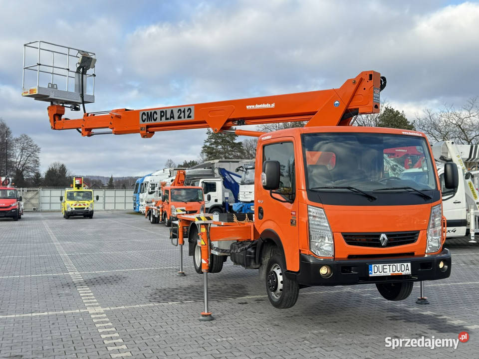 Renault Maxity Podnośnik Koszowy 21m CMC PLA 212 centralny zamek Widełki