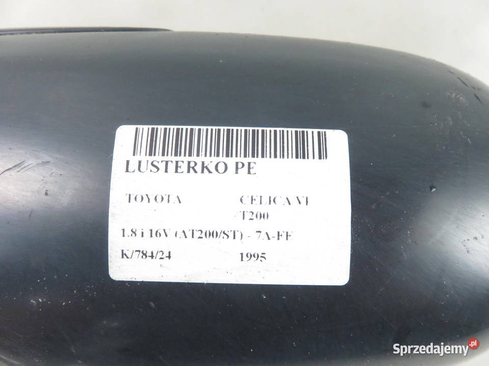 LUSTERKO PRAWE TOYOTA CELICA VI T200