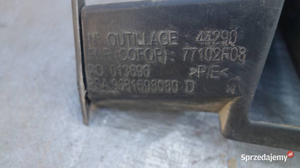 ŚLIZG ZDERZAKA PRAWY LEWY TYŁ CITROEN C5 III Ruda Śląska