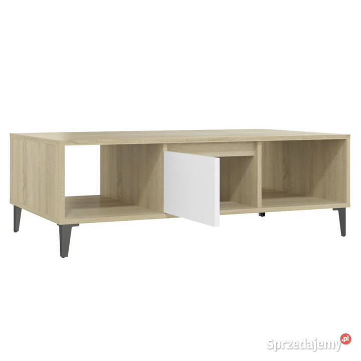 Stolik kawowy biel i dąb sonoma 1035x60x35 Warszawa sprzedam