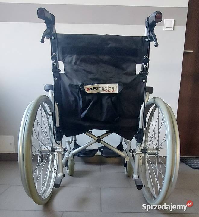 Wózek ALUMINIOWY INWALIDZKI AR300 NOWY Sprzęt rehabilitacyjny i ortopedyczny Częstochowa sprzedam