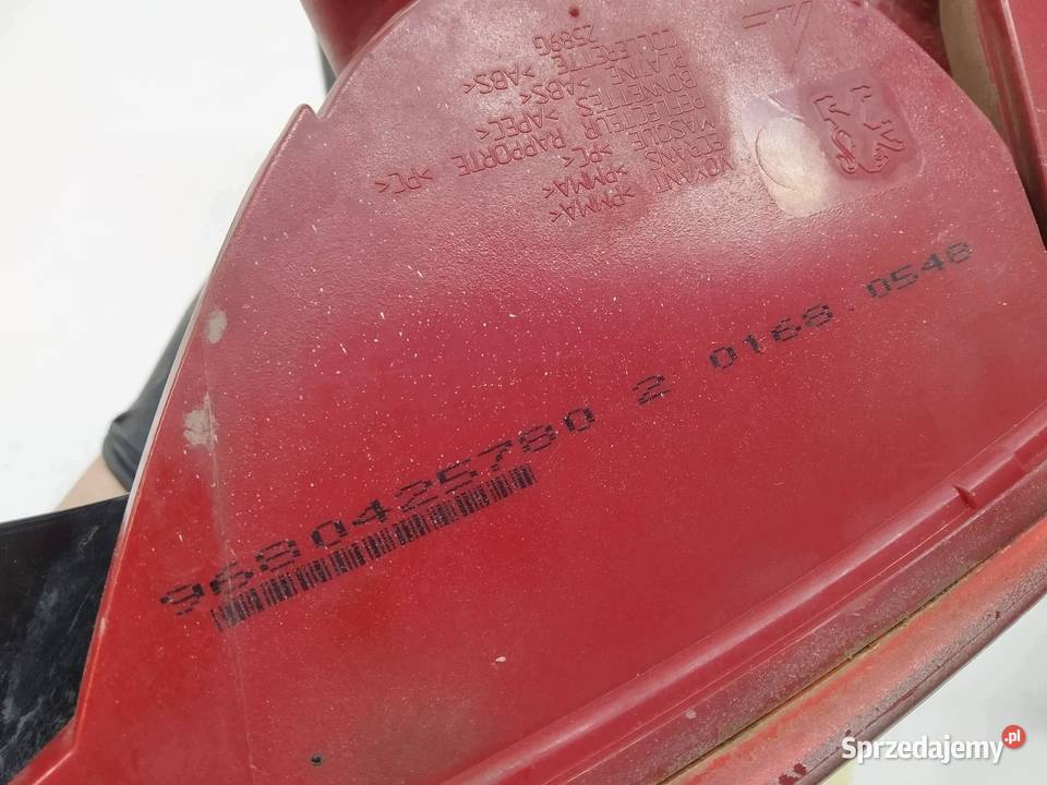 LAMPA TYŁ LEWA 5D HB T7 9680424780 Peugeot 308 I Rok produkcji 2008