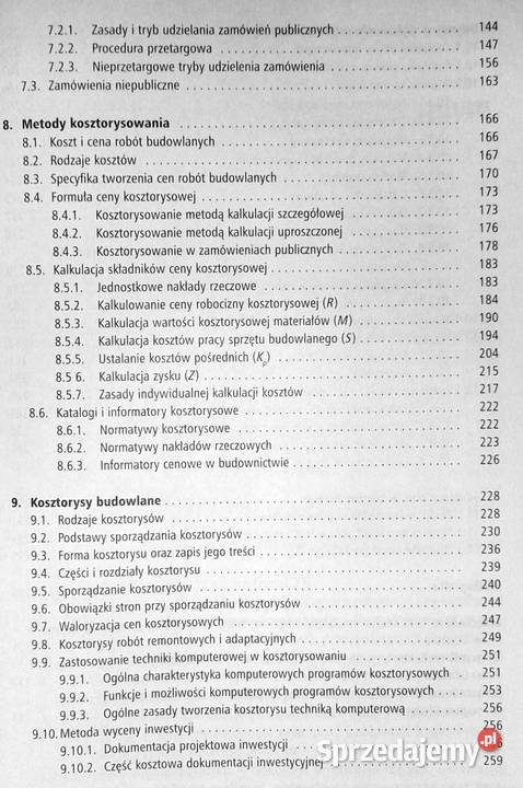 Kosztorysowanie i normowanie w budownictwie