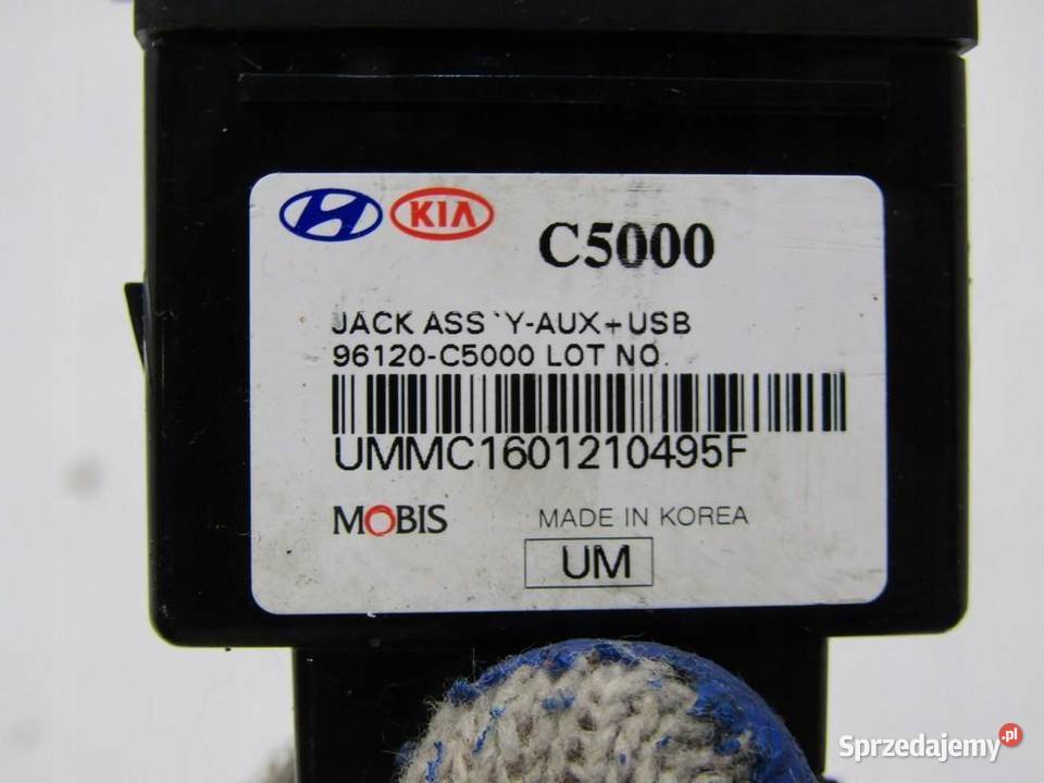 GNIAZDO ZŁĄCZE AUX USB KIA SPORTAGE IV