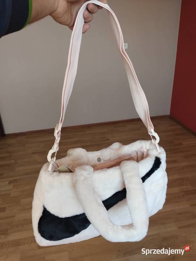 Nike torebka z futerka różowa puszysta na ramię Do ręki  Piątnica Poduchowna