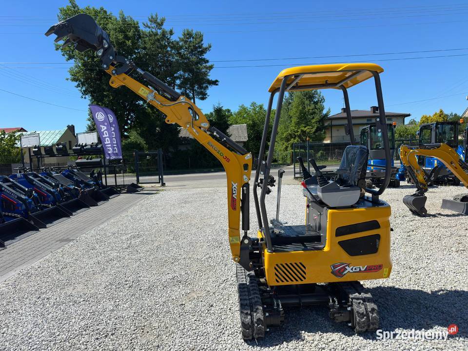 Nowa Minikoparka XGV EKO10JS z 2026 Roku Waga łódzkie Złoczew