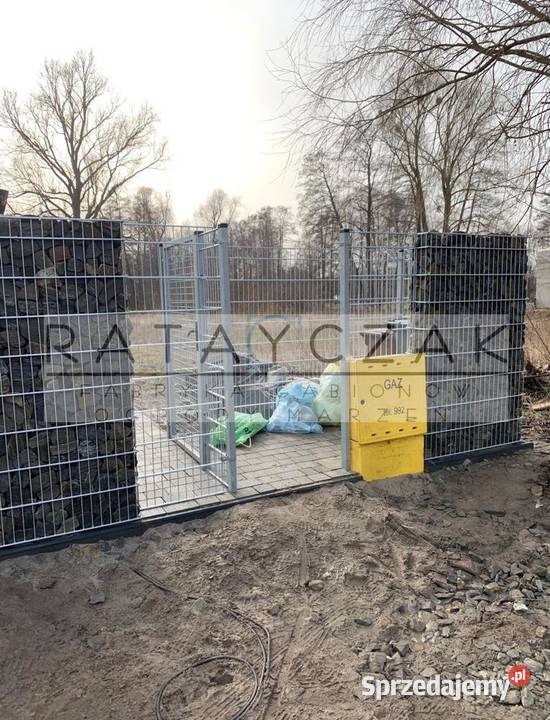 Słupek gabionowy 160x40x40 komplet cynk ogniowy Gdańsk