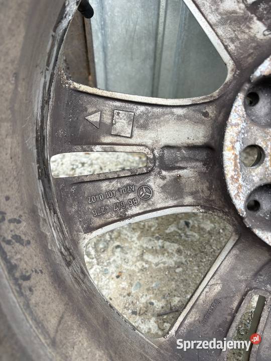 Komplet alufelg Mercedes rozmiar 5x112 75x17 sprzedam