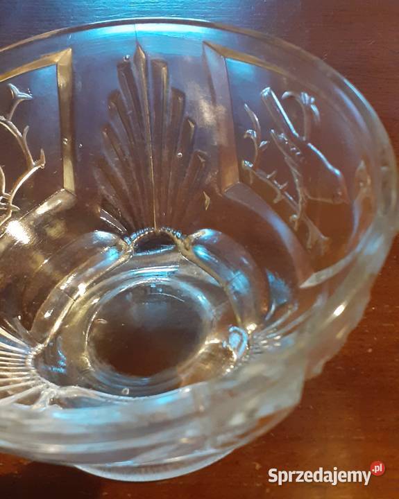 Biała cukiernica z ptaszkami z okresu PRLu sprzedam