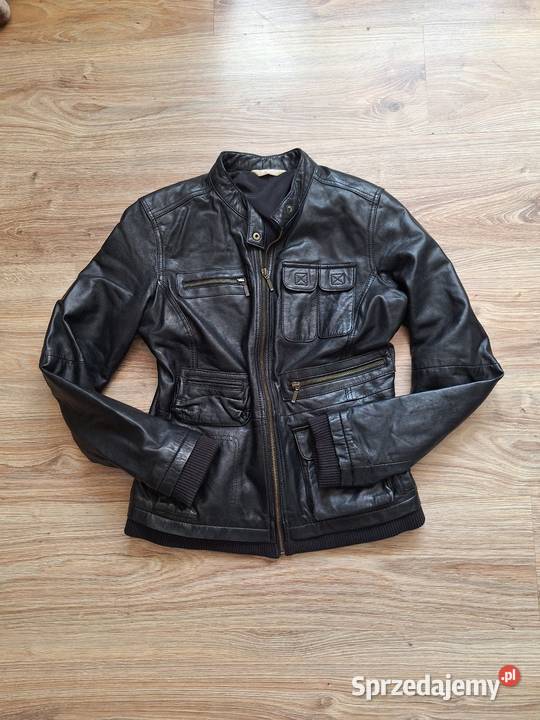 Piękna kurtka owcza skóra naturalna z Promod Kurtki i płaszcze Kraków