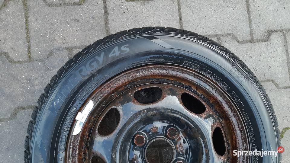 KOŁA OPONY ZIMOWE HANKOOK FELGI 15570 R13 2017 Nowy Tomyśl