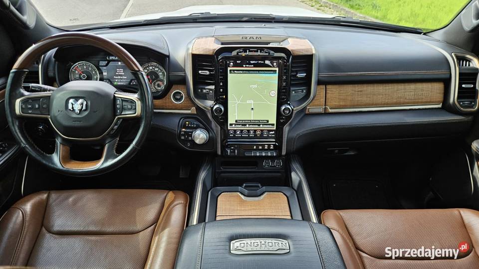 RAM 1500 57 Crew Cab Longbed Longhorn Sport 64m kamera cofania Motoryzacja Jaśkowice