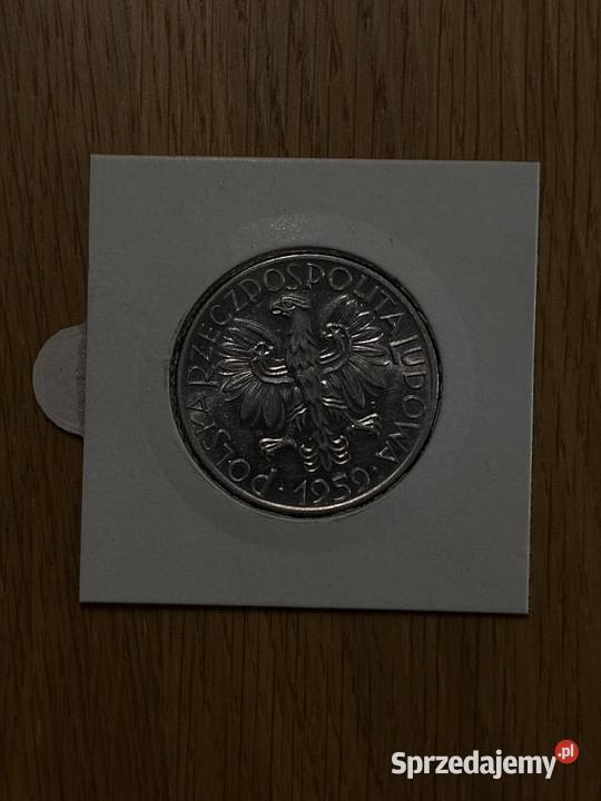 Moneta 5 zl rybak 1959 lubelskie Puławy