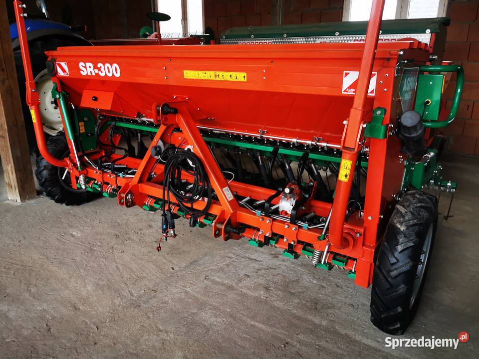 Siewnik Agro masz 3m dwutalerzowy