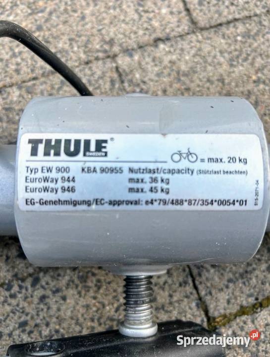 Thule Euro Way 944 uchwyt bagażnik na 2 rowery Gdańsk sprzedam