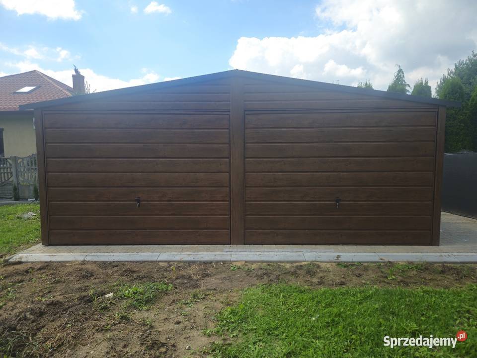 6x6 Garaze Blaszane Garaż Blaszany Blaszak Sprzedaż Pilzno