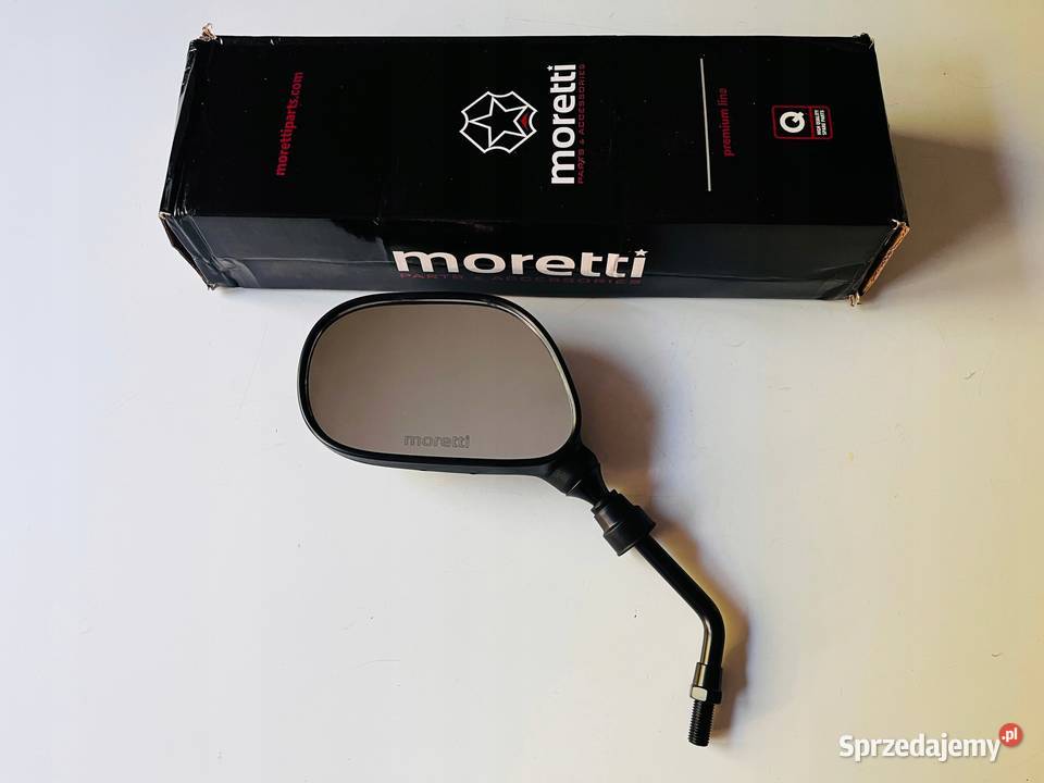 MORETTI LUSTERKO LEWE gwint 10MM prawy Motorower Łobżenica