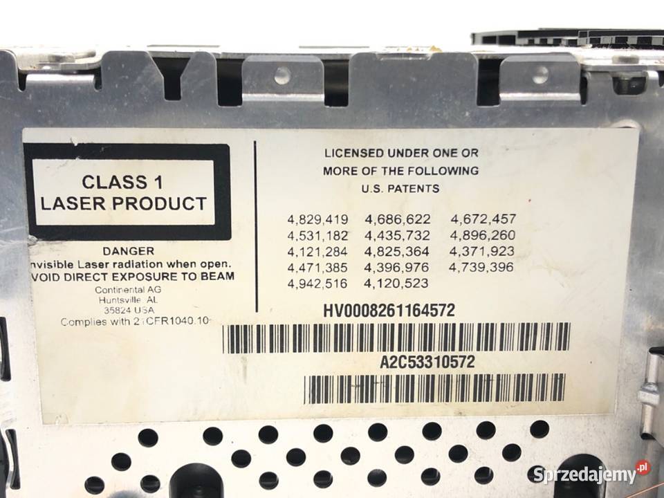 RADIO BMW E71 9185542 0714 ODTWARZACZ MULTIMEDIA