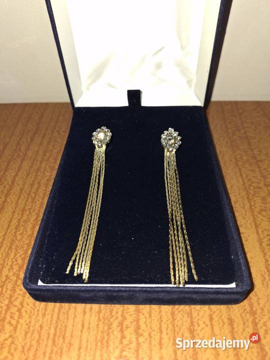 Klasyczne kolczyki wieczorowe Lublin