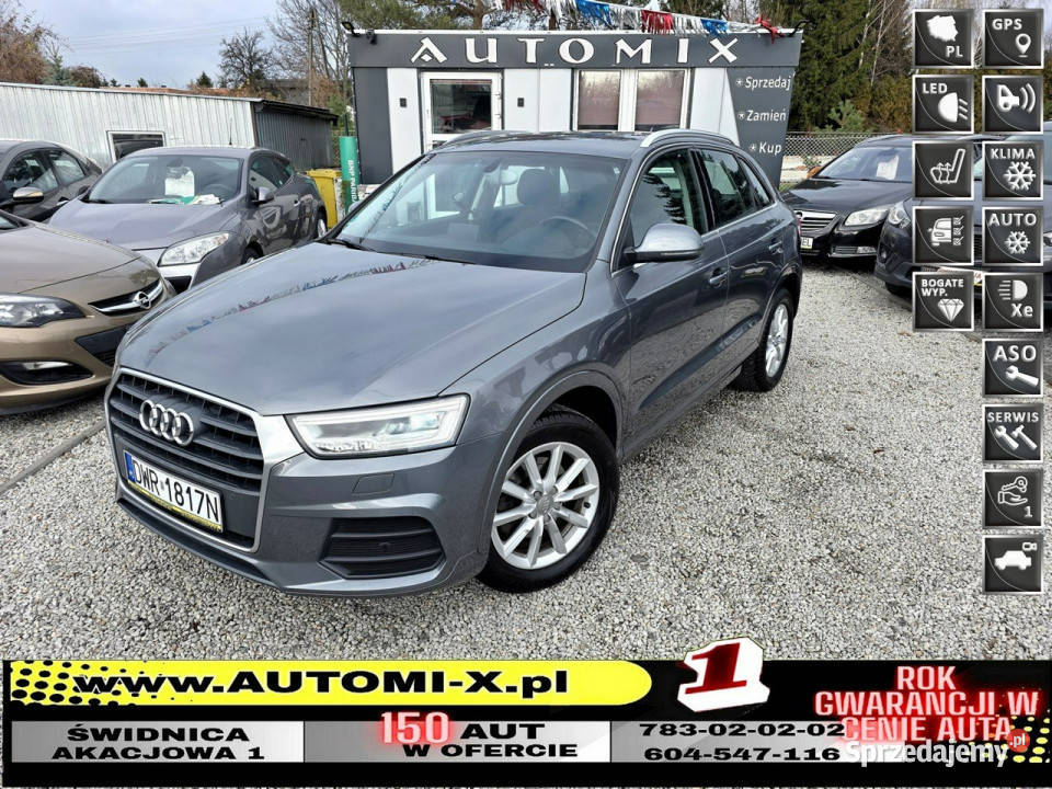 Audi Q3 LIFTING ManualZarejestrowany w 1Wł autoalarm Świdnica