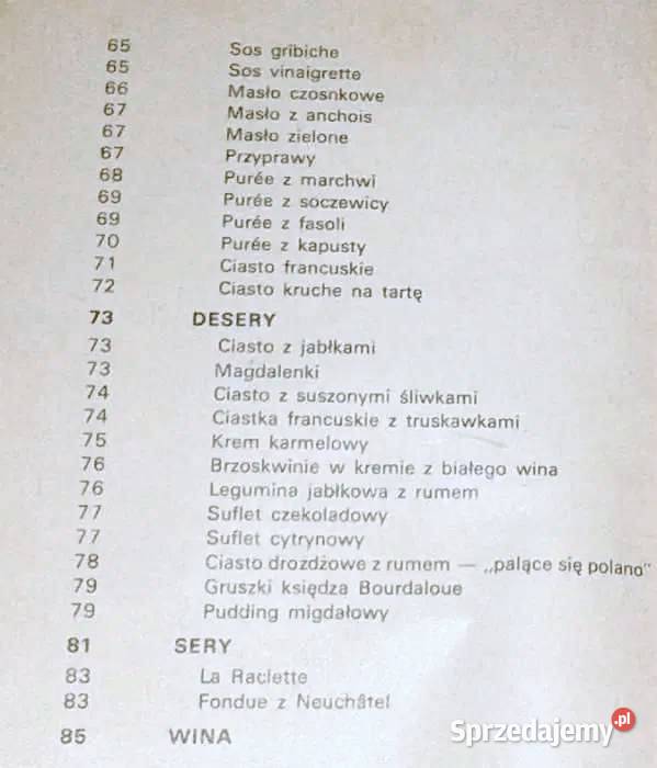 Kuchnia francuska Maria Iwaszkiewicz Stanisław Chełm sprzedam