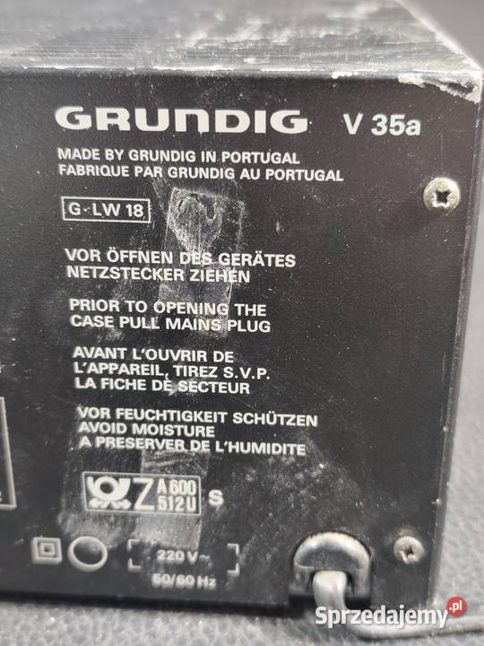 Wzmacniacz Grundig V35 V35a Vintage 198589 łódzkie Poddębice sprzedam