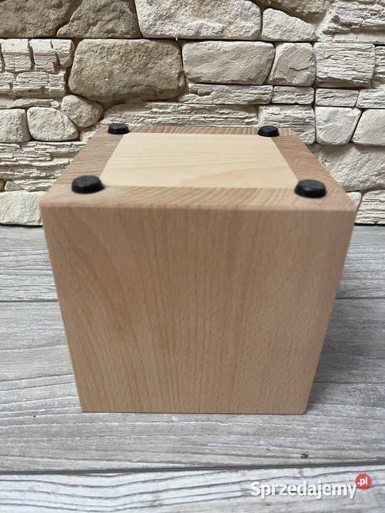 Szczotka WC drewno chrom do toalety KOLORY Dębica