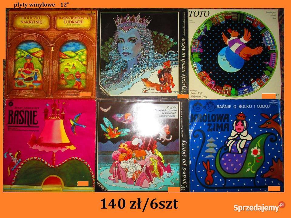 Bajki wiersze piosenki płyty winylowe Brzechwa Łódź sprzedam