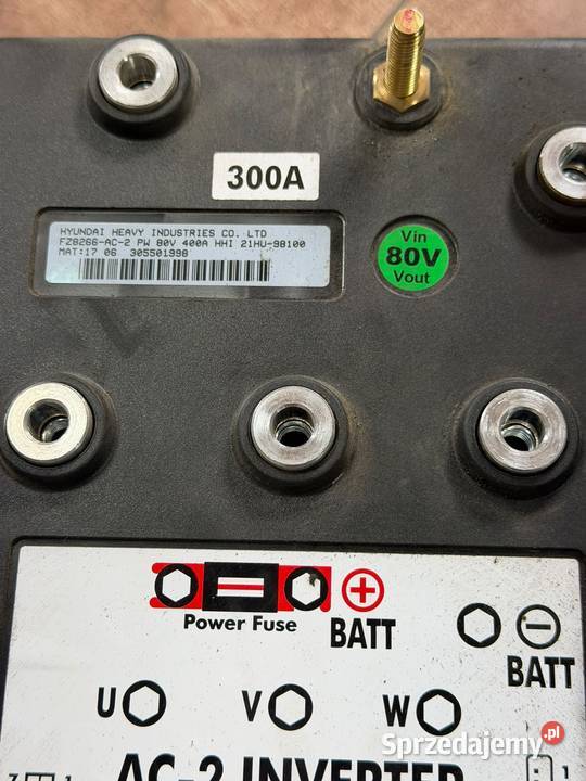 Sterownik ZAPI AC2 FZ8266AC2 PW 80V 400A HHI Antonie sprzedam
