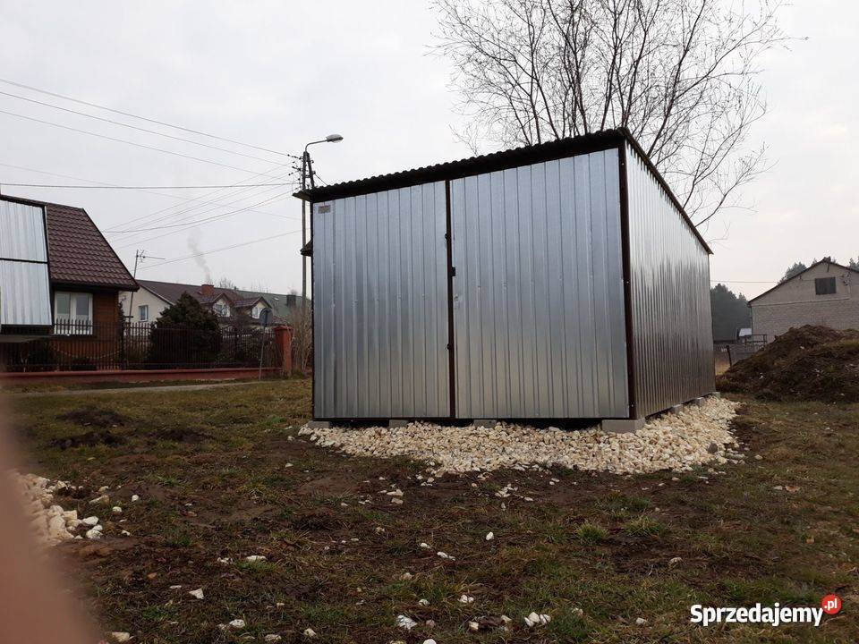 Garaż blaszak 3x5 ocynk dach jednospadowy Miedziana Góra sprzedam