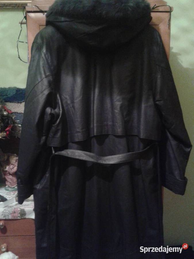 Płaszcz skórzany nowy Kurtki i płaszcze Gliwice