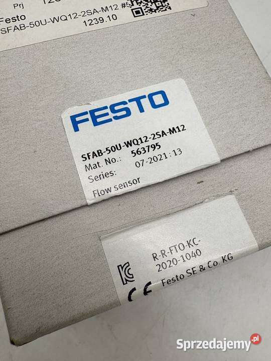 Festo SFAB50UWQ122SAM12 563795 Czujnik przepływu Biznes i Przemysł Warszawa