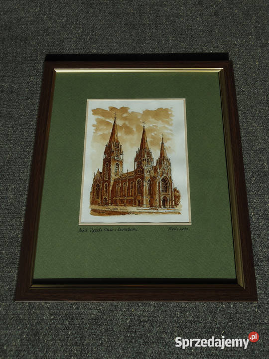 Grafika Lwów Kościół Św Elżbiety Warszawa